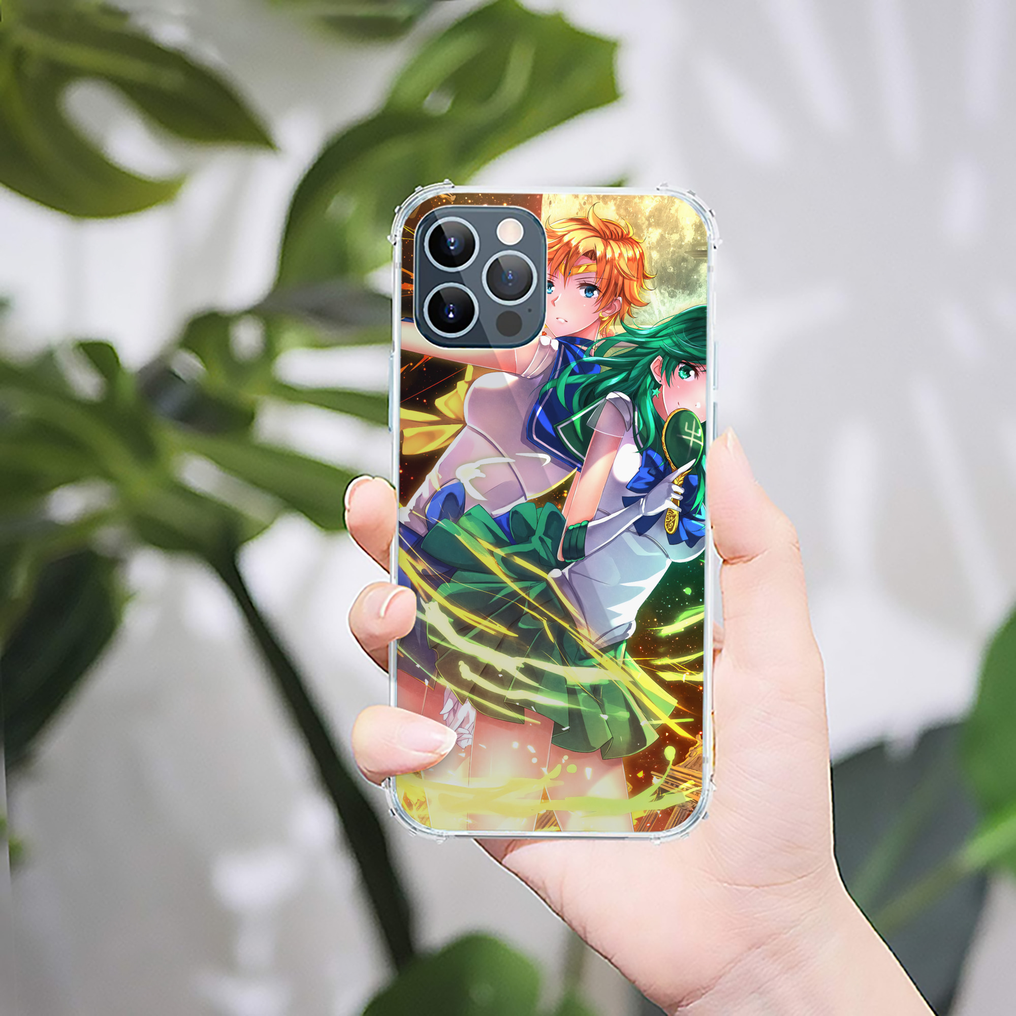 （画像用） 美少女戦士セーラームーン Sailor Moon 【iPhone 12シリーズ対応】透明スマホケース（クリアソフトケース）